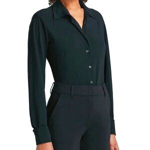 Commando Classic Button Down Bodysuit - BDS205 (Black)